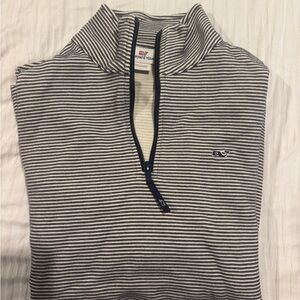 Vineyard Vines Striped Quarter-Zip Pullover